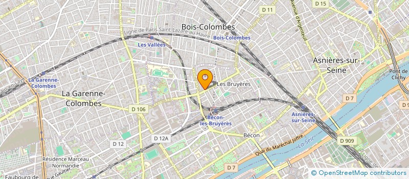 localisation de l'entreprise LA TOUCHE COLOMBIENNE à ASNIERES-SUR-SEINE