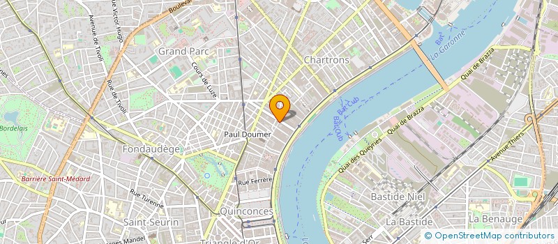 localisation de l'entreprise LA TOUCHE D'AURE  BORDEAUX