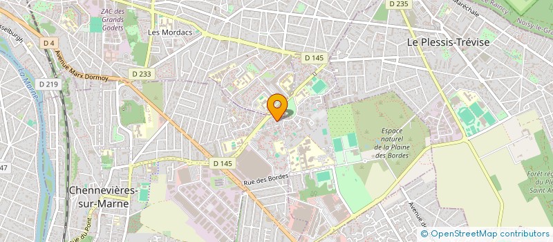 localisation de l'entreprise LA TOUCHE D'OR  CHENNEVIERES-SUR-MARNE