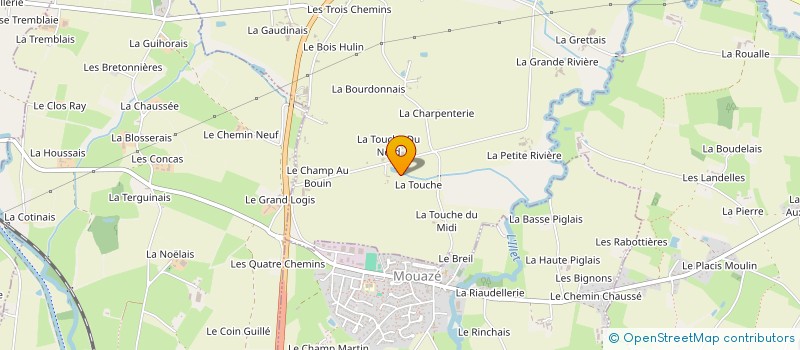 localisation de l'entreprise LA TOUCHE DU NORD à SAINT-AUBIN-D AUBIGNE