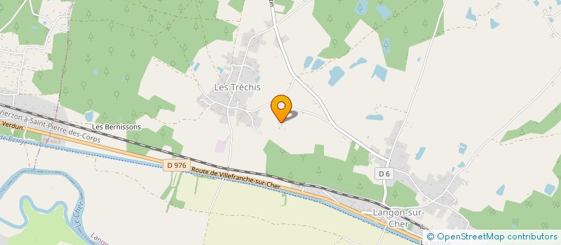 localisation de l'entreprise LA TOUCHE PAYSAGE  LANGON-SUR-CHER