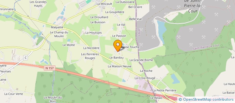 localisation de l'entreprise LA TOUCHE SOLAIRE  BREAL-SOUS-VITRE