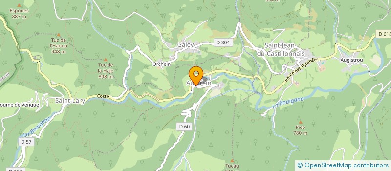 localisation de l'entreprise LA TOUDEILHE à CASTILLON-EN-COUSERANS