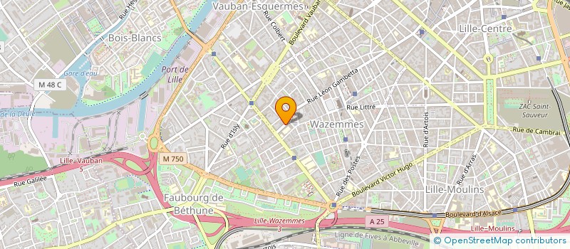 localisation de l'entreprise LA TOUFFE à LILLE