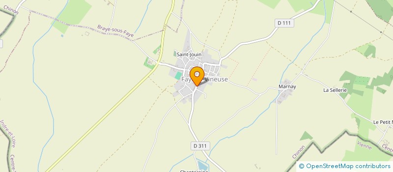 localisation de l'entreprise LA TOULINE 33  FAYE-LA-VINEUSE