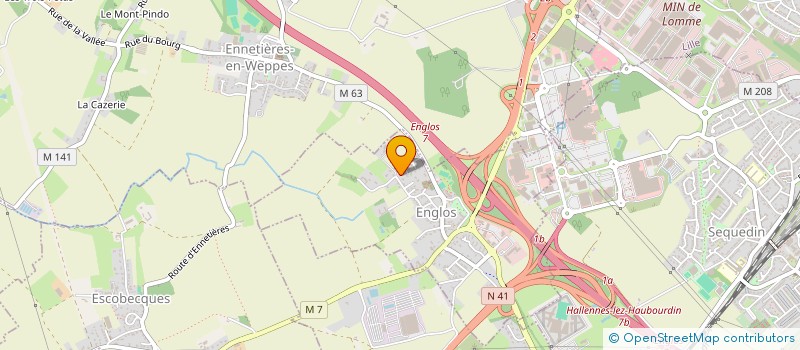 localisation de l'entreprise LA TOULOUSAINE  ENGLOS