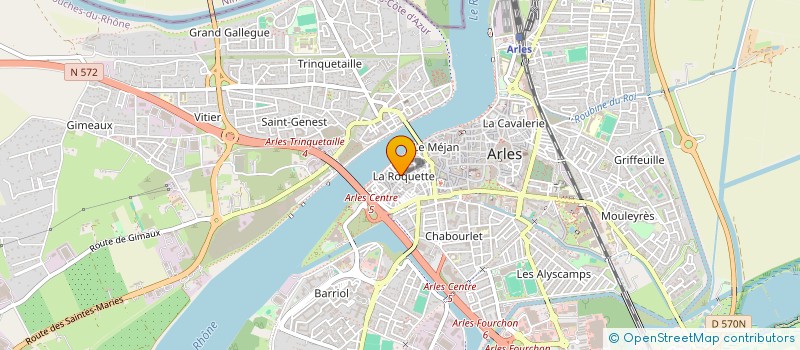localisation de l'entreprise LA TOULOUSAINE à ARLES
