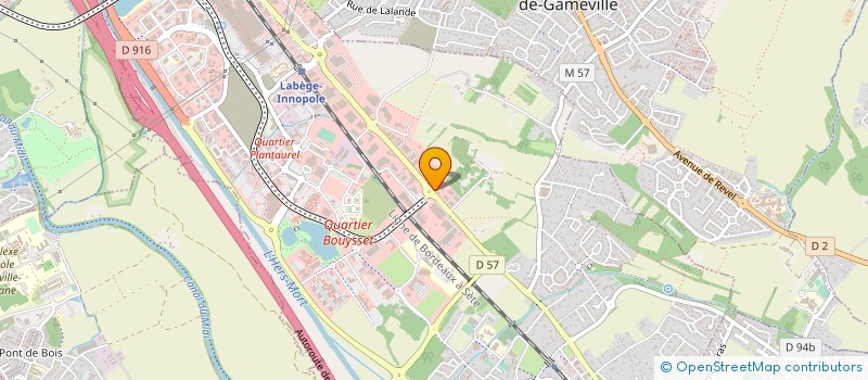 localisation de l'entreprise LA TOULOUSAINE à LABEGE