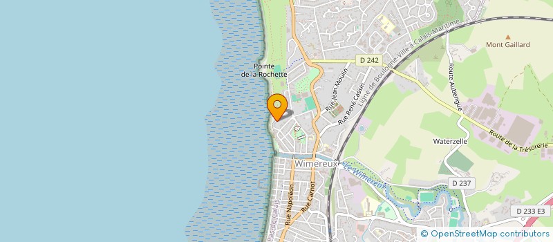 localisation de l'entreprise LA TOULOUSAINE  WIMEREUX