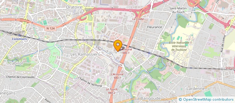 localisation de l'entreprise LA TOULOUSAINE DE RESTAURATION à TOULOUSE
