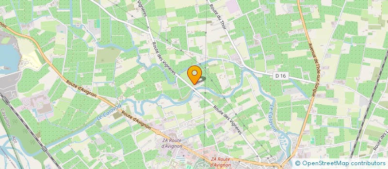 localisation de l'entreprise LA TOUMANQUE  CAVAILLON