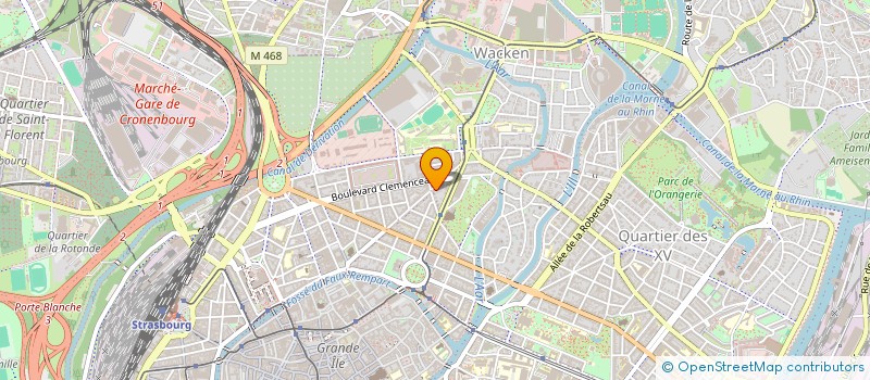 localisation de l'entreprise LA TOUPIE à STRASBOURG