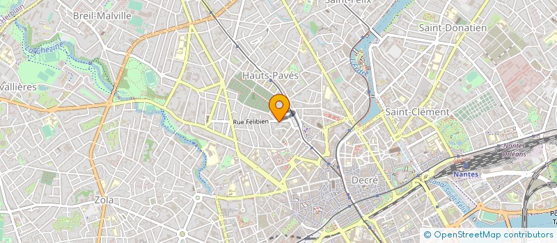 localisation de l'entreprise LA TOUPIE MAGIQUE à NANTES