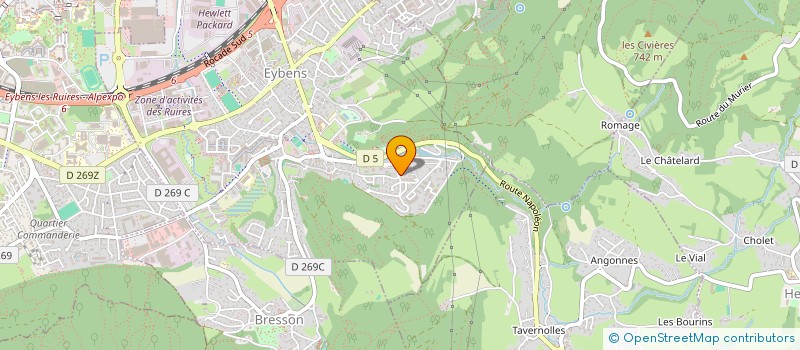 localisation de l'entreprise LA TOUR à EYBENS