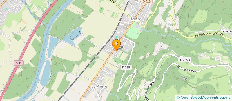 localisation de l'entreprise LA TOUR  LE CHEYLAS