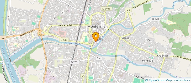 localisation de l'entreprise LA TOUR à MONTELIMAR