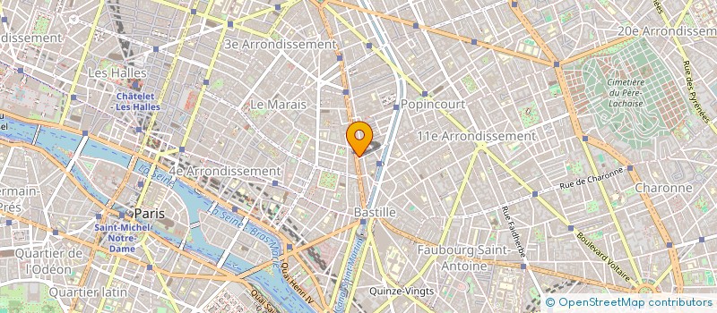 localisation de l'entreprise LA TOUR  PARIS