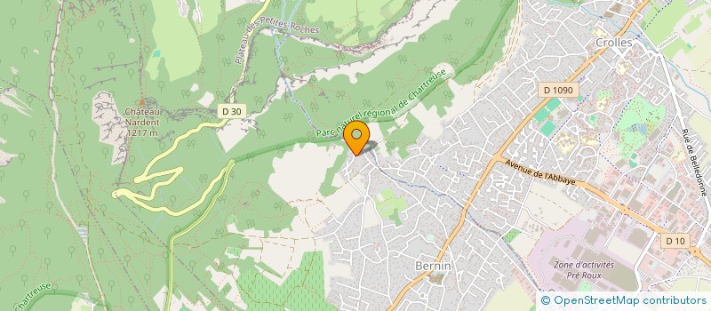 localisation de l'entreprise LA TOUR  BERNIN