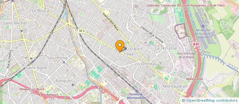 localisation de l'entreprise LA TOUR à TOULOUSE