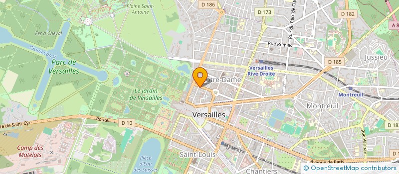 localisation de l'entreprise LA TOUR à VERSAILLES
