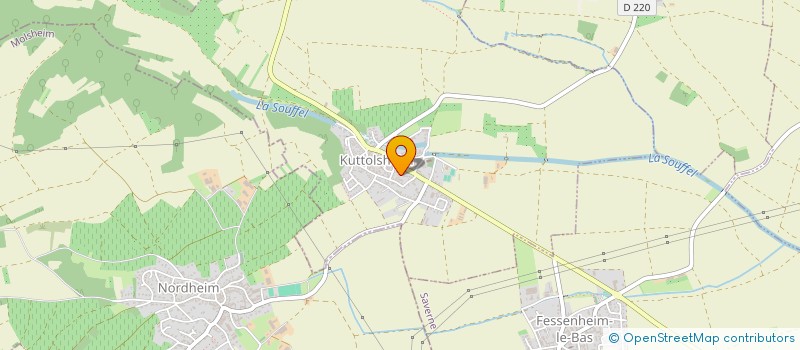 localisation de l'entreprise LA TOUR  KUTTOLSHEIM
