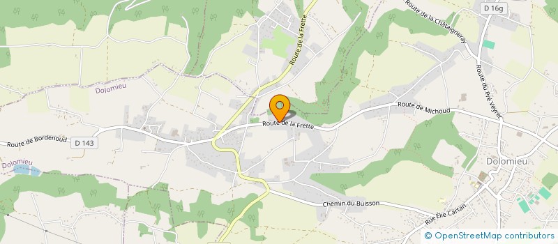 localisation de l'entreprise LA TOUR  DOLOMIEU