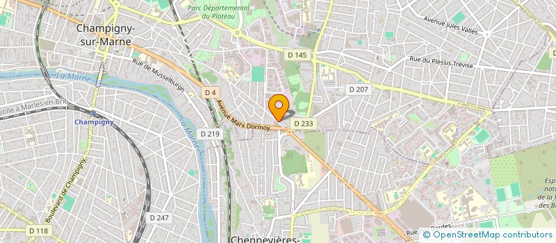 localisation de l'entreprise LA TOUR à CHAMPIGNY-SUR-MARNE