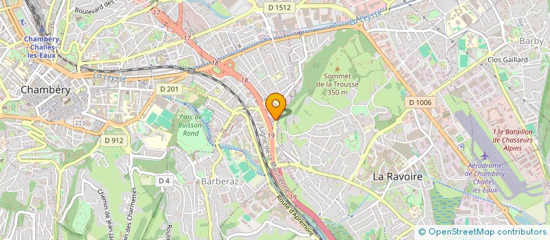 localisation de l'entreprise LA TOUR  BARBERAZ