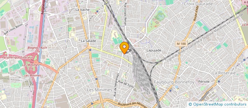 localisation de l'entreprise LA TOUR A DES  TOULOUSE