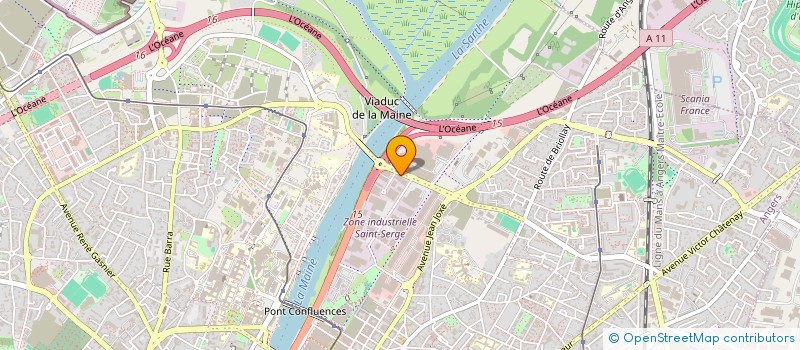 localisation de l'entreprise LA TOUR ANGERS à ANGERS