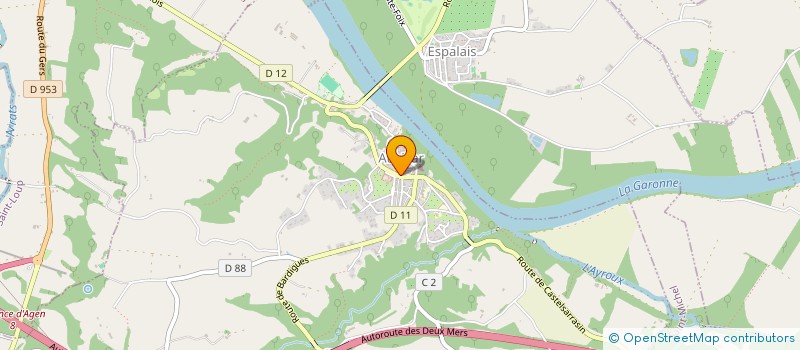 localisation de l'entreprise LA TOUR AUVILLAR  AUVILLAR