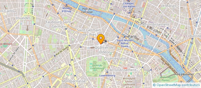 localisation de l'entreprise LA TOUR BLEUE  PARIS