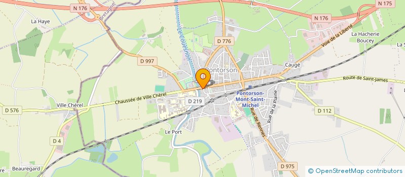 localisation de l'entreprise LA TOUR BRETTE  PONTORSON