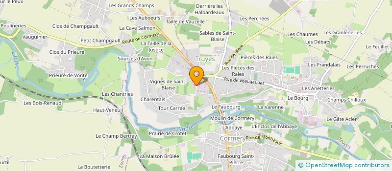 localisation de l'entreprise LA TOUR CARREE  TRUYES