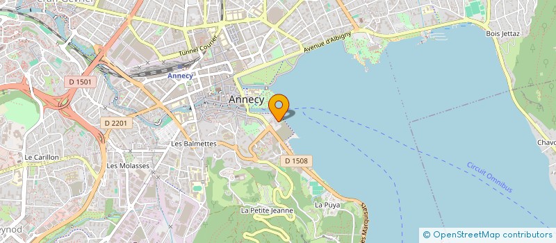 localisation de l'entreprise LA TOUR CONSULTING à ANNECY