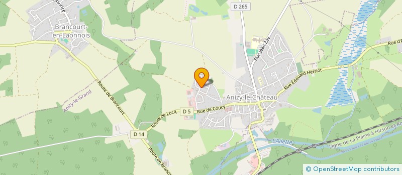 localisation de l'entreprise LA TOUR CRECOISE  CESSIERES-SUZY