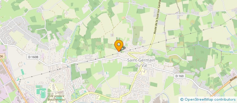 localisation de l'entreprise LA TOUR D'ANJOU  LA FLECHE