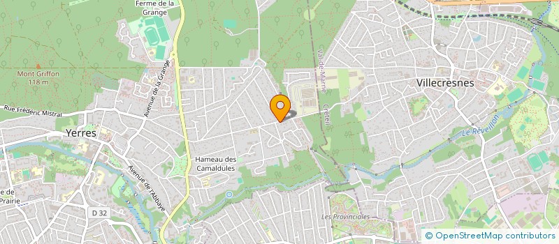 localisation de l'entreprise LA TOUR D'AUVERGNE  YERRES