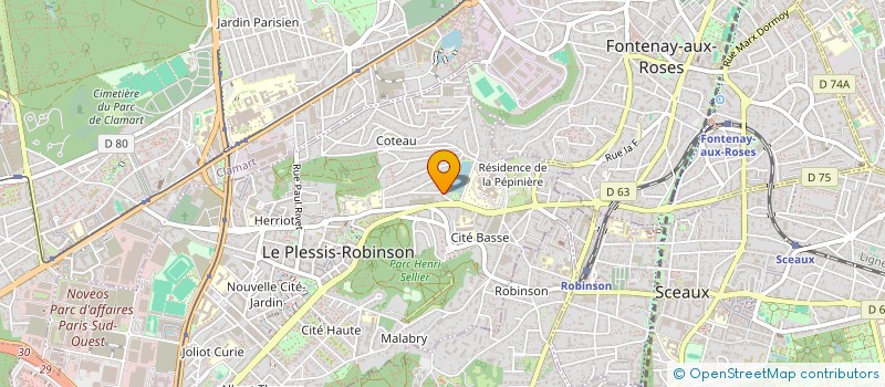 localisation de l'entreprise LA TOUR D'AUVERGNE à LE PLESSIS-ROBINSON