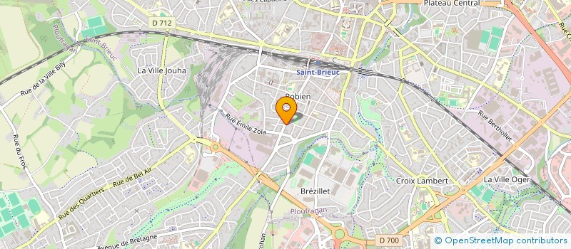 localisation de l'entreprise LA TOUR D'OR à SAINT-BRIEUC