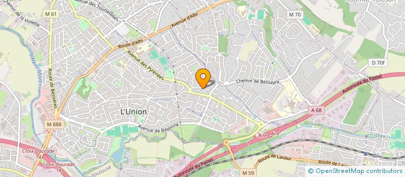 localisation de l'entreprise LA TOUR D'ORION à L'UNION