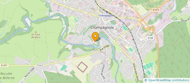 localisation de l'entreprise LA TOUR D'OTTON  MONTROND