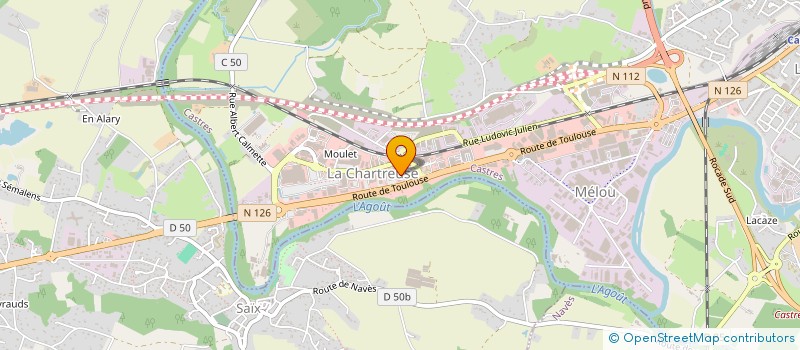 localisation de l'entreprise LA TOUR DE BELGIQUE  CASTRES