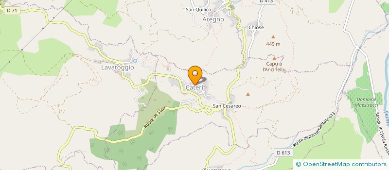 localisation de l'entreprise LA TOUR DE CATERI  CATERI