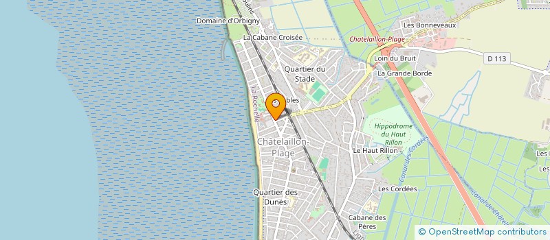 localisation de l'entreprise LA TOUR DE CHATEL  CHATELAILLON-PLAGE