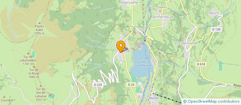 localisation de l'entreprise LA TOUR DE GENOS  GENOS