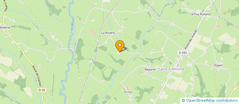 localisation de l'entreprise LA TOUR DE L'AUMONERIE  SAINT-EDMOND