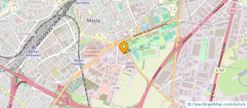 localisation de l'entreprise LA TOUR DE NEPTUNE à MASSY