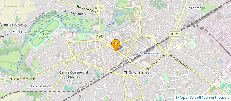localisation de l'entreprise LA TOUR DE NESL  CHATEAUROUX