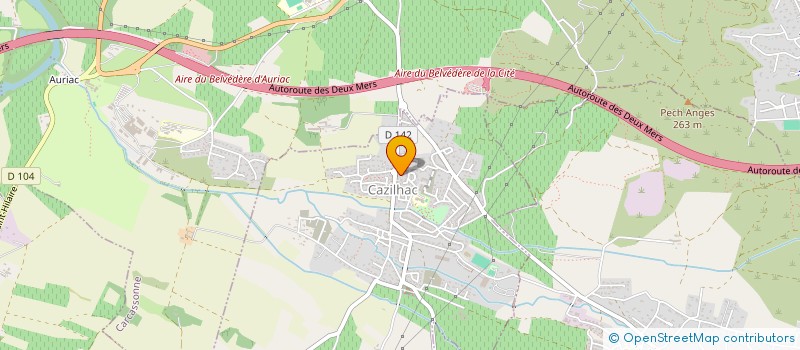 localisation de l'entreprise LA TOUR DE NOTRE DAME à CAZILHAC